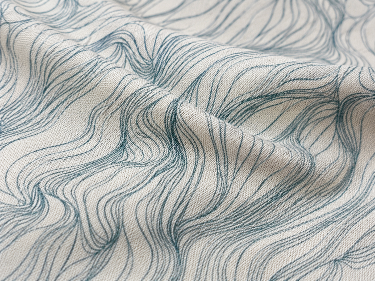 Mint Green Wave Print Shirt