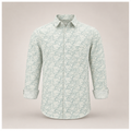 Mint Green Wave Print Shirt