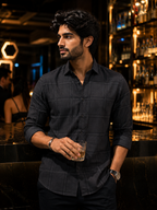 Black Charcoal Check Shirt