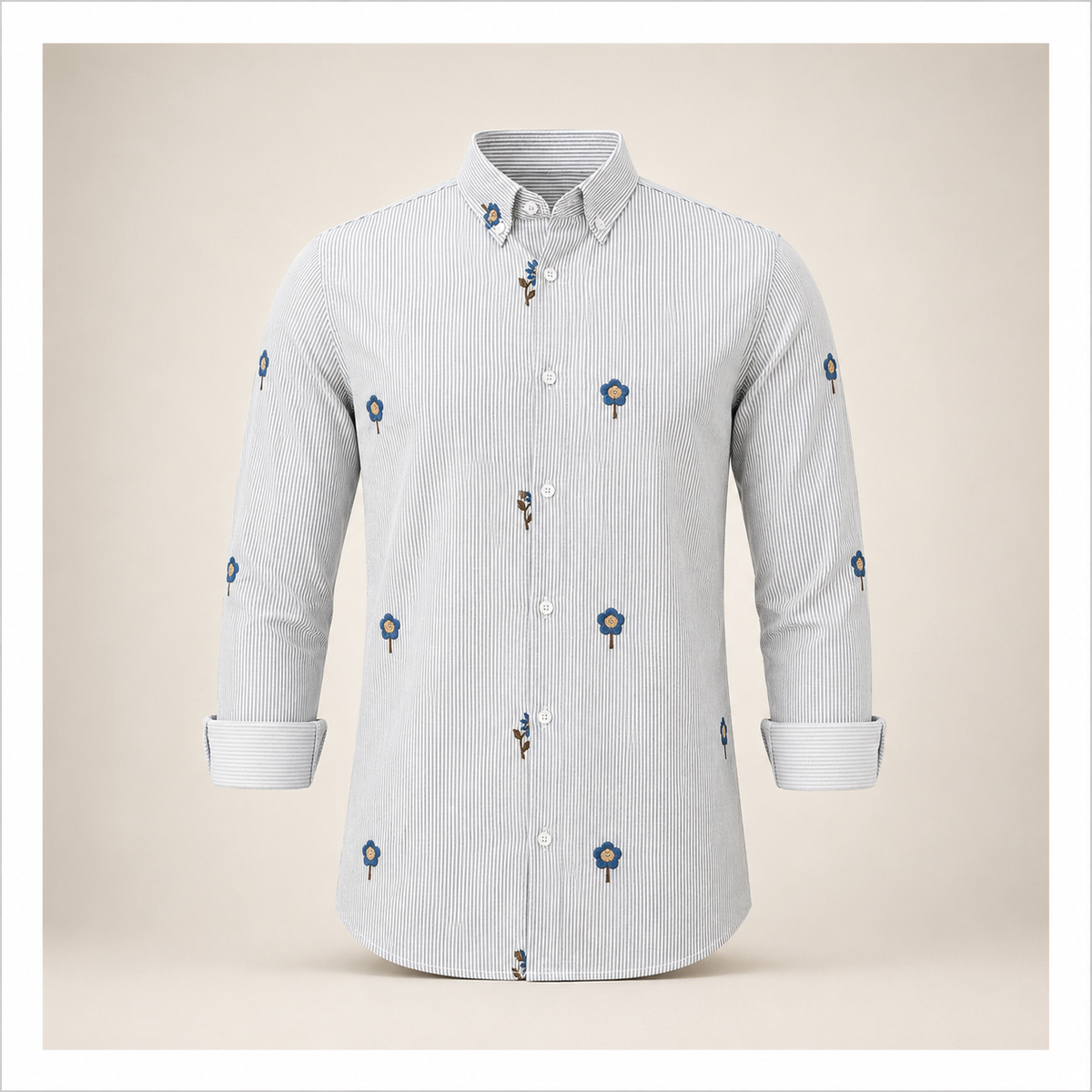 Floral Stripe Shirt