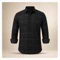 Black Charcoal Check Shirt