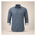 Slate Blue Solid Shirt