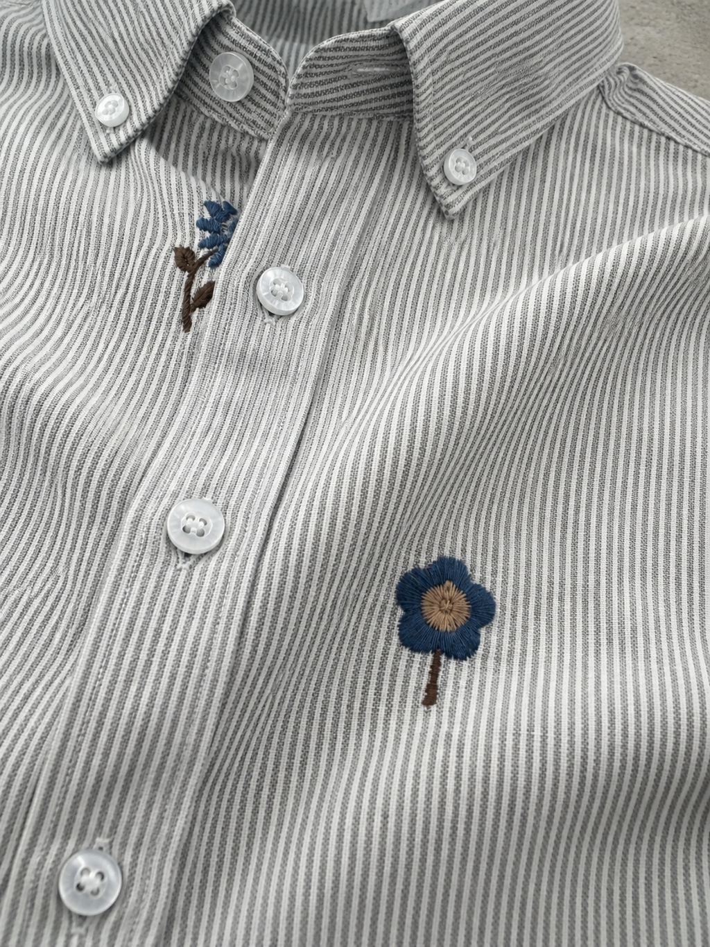 Floral Stripe Shirt